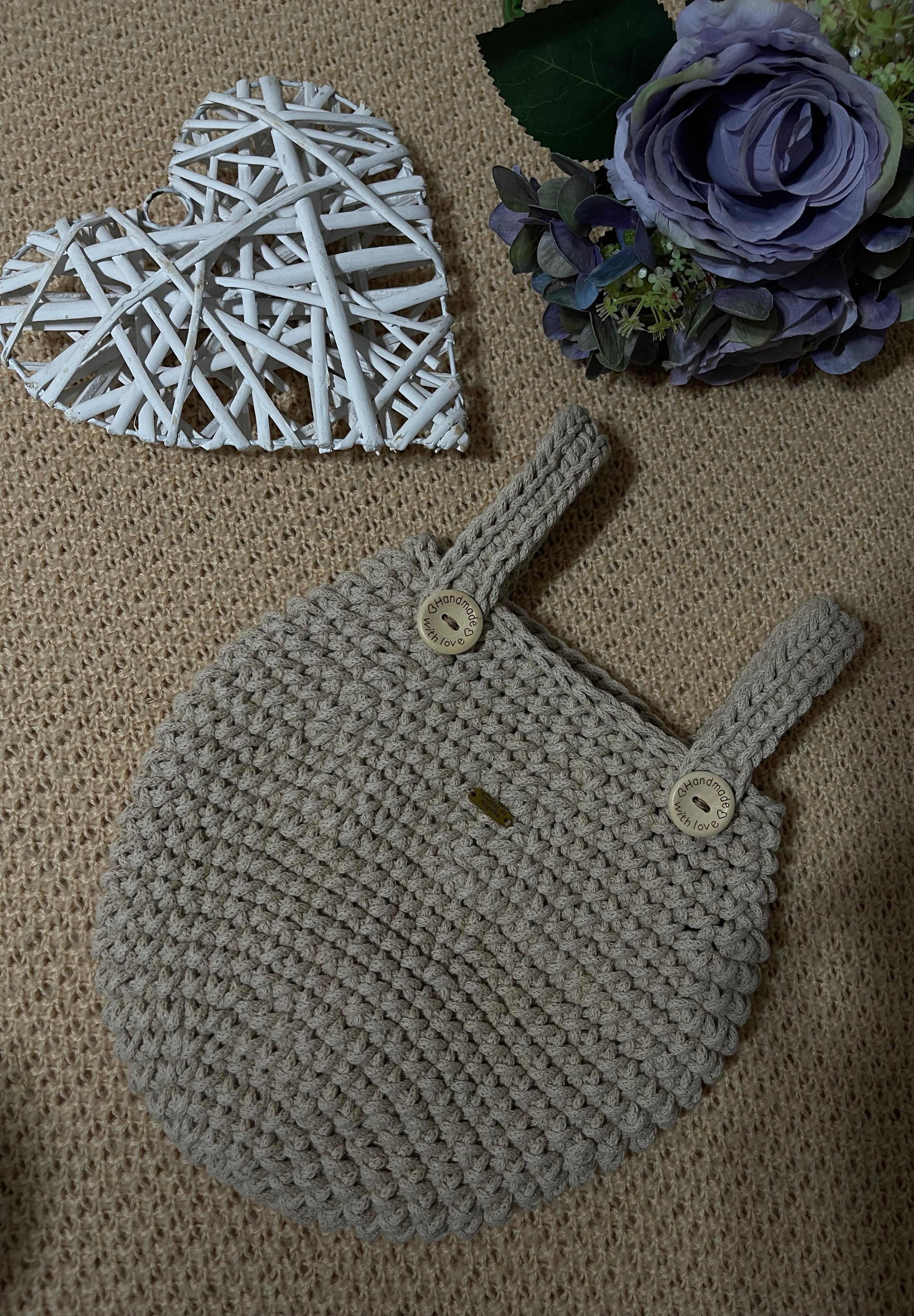 Hanging basket from cradle