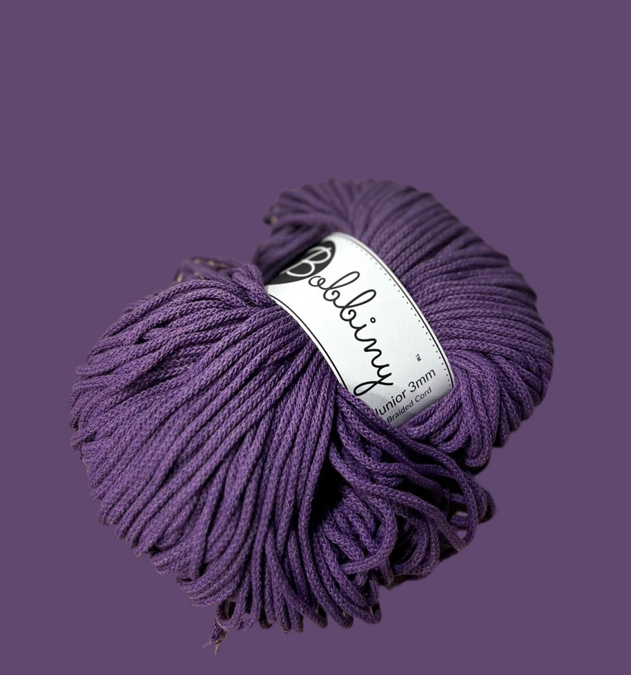 Junior cotton cords 3 mm - braided cord
