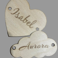 Targhette in legno personalizzate
