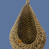 Large Teardrop hanging basket in Juta- Handmade & Eco- friendly