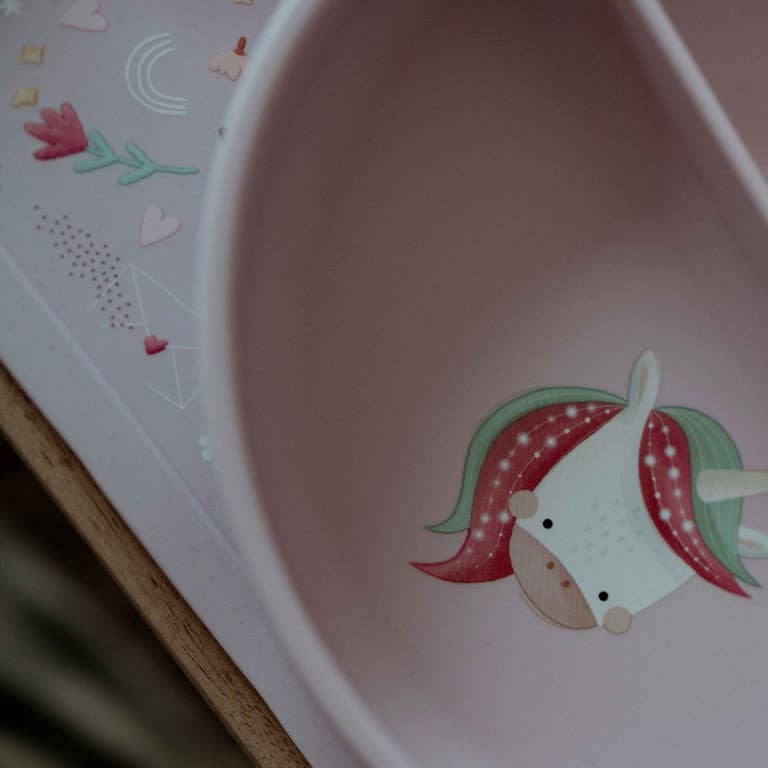 Tovaglietta in silicone - Sparkly l'unicorno