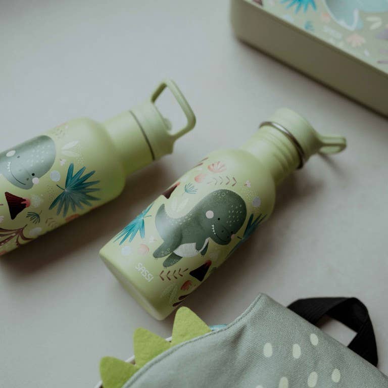 Borraccia in acciaio inox da 500ml - Cracky il dinosauro