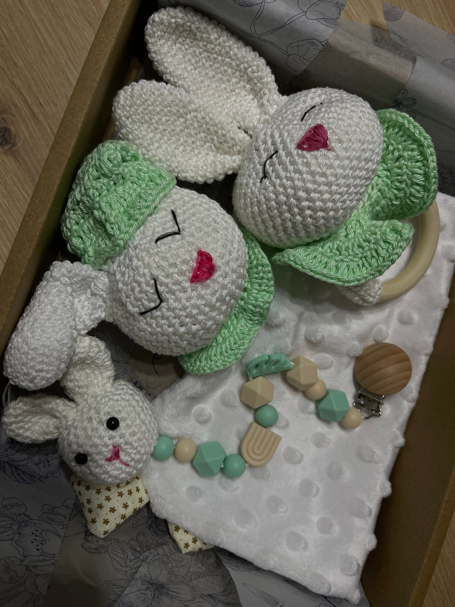 Set regalo nascita coniglietto