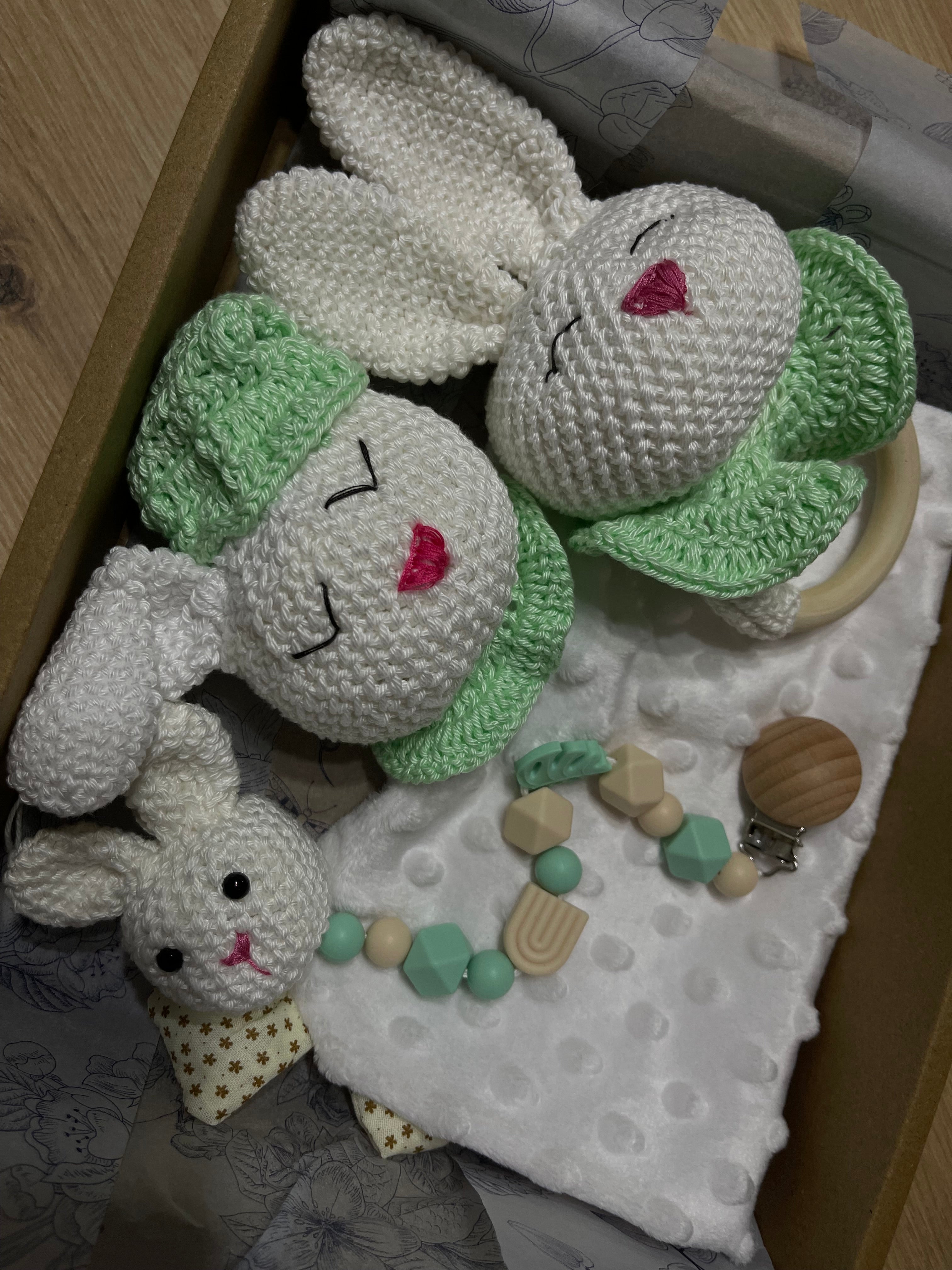 Set regalo nascita coniglietto