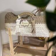 Baby Mosè Basket - Culle artigianali all'uncinetto