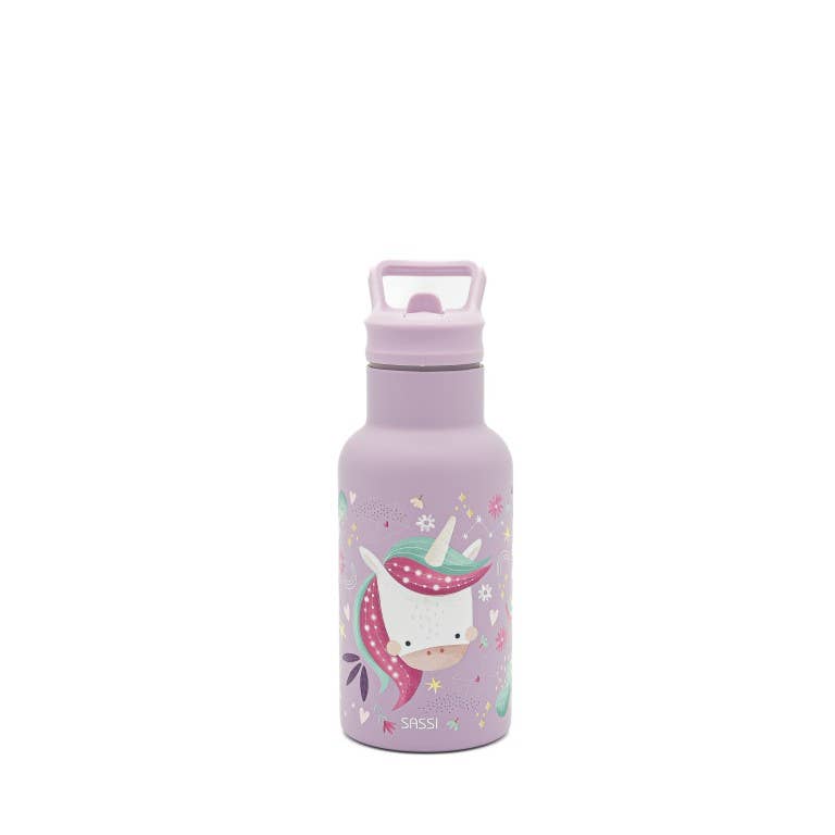 Borraccia Termica In Acciaio Inox Da 350 ml-Unicorno Sparkly