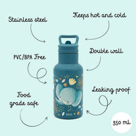 Borraccia Termica In Acciaio Inox Da 350 ml - Elefante Chewy