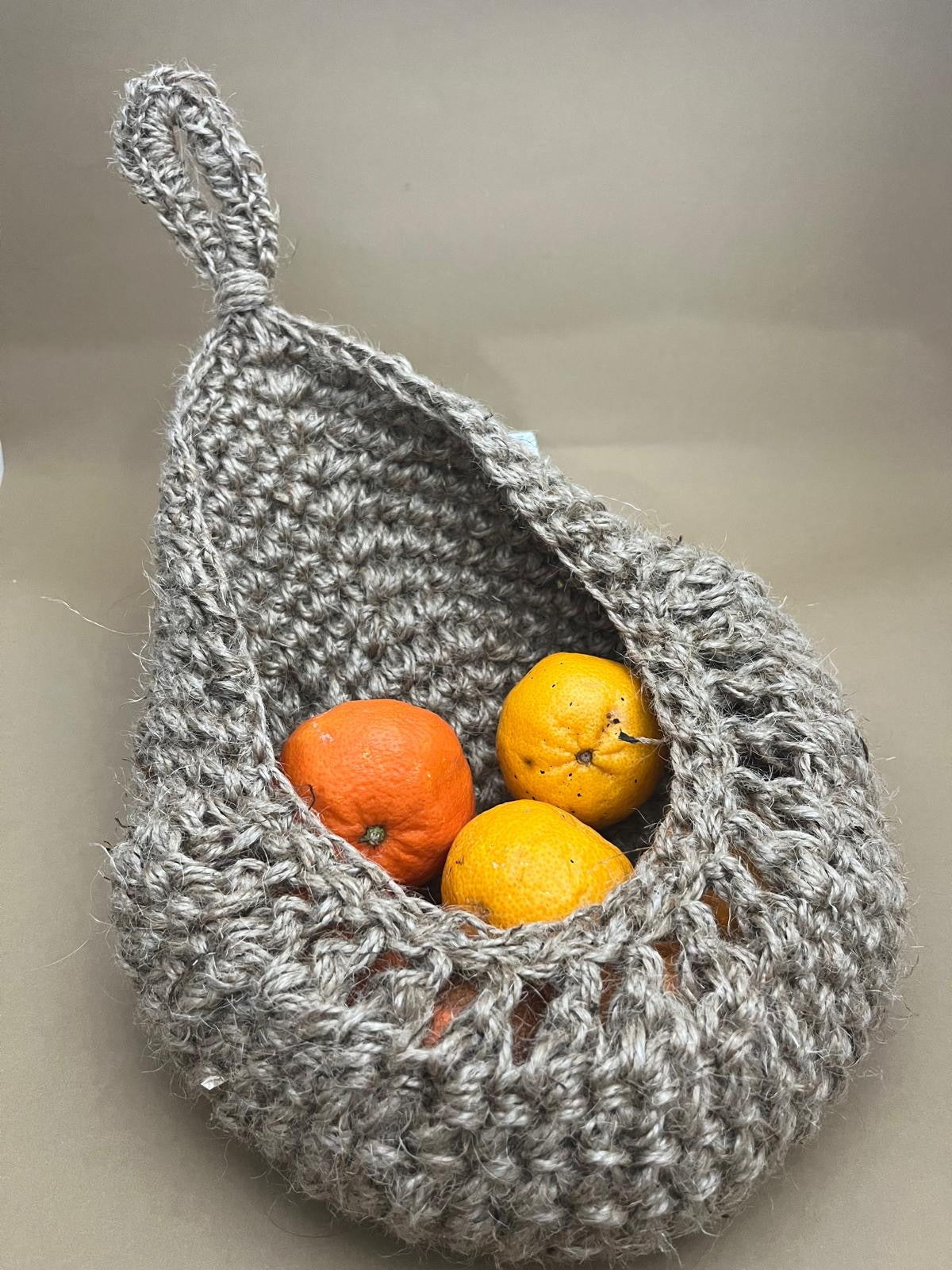 Large Teardrop hanging basket in Juta- Handmade & Eco- friendly