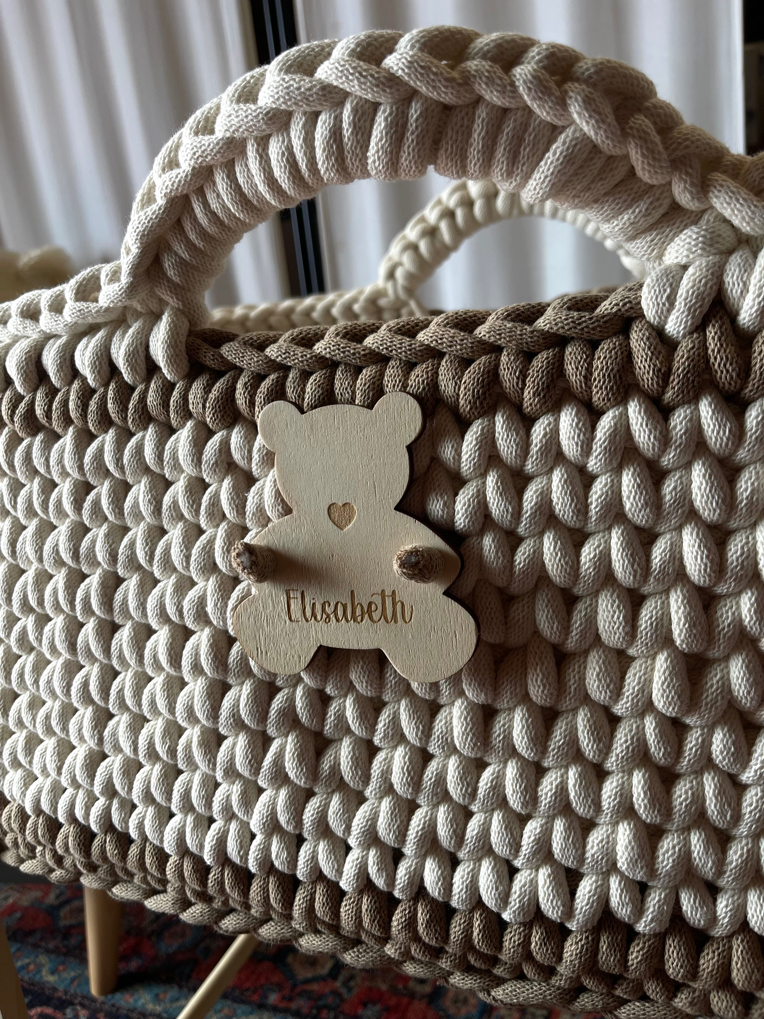 Baby Mosè Basket - Handmade Crochet Cradles