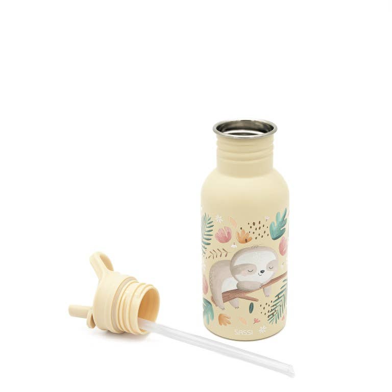 Borraccia in acciaio inox da 500ml - Gnawy il bradipo