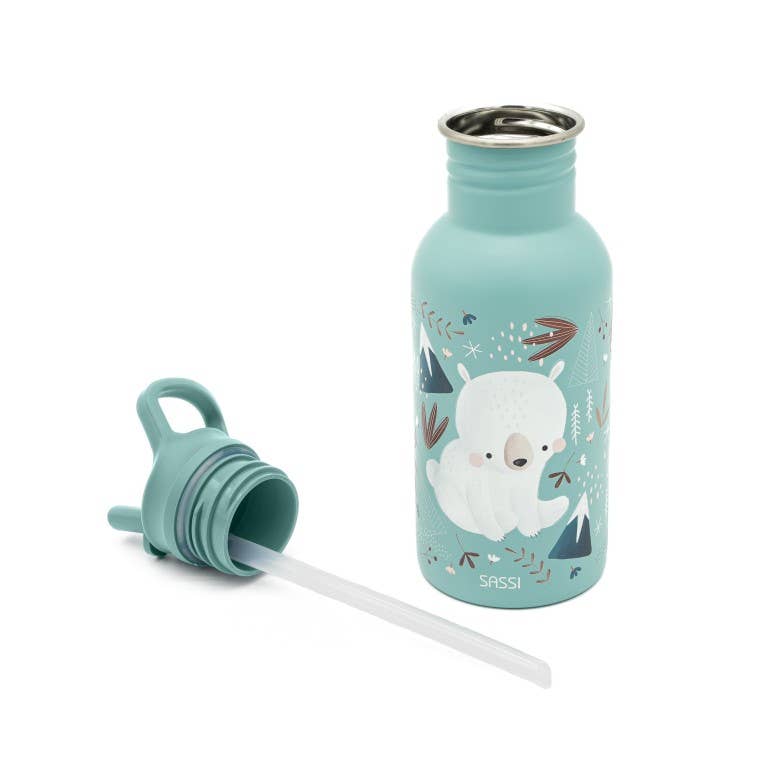 Borraccia in acciaio inox da 500ml - Munchy l'orso