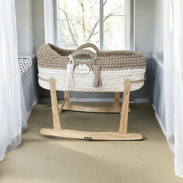 Baby Mosè Basket - Culle artigianali all'uncinetto