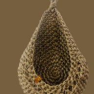 Large Teardrop hanging basket in Juta- Handmade & Eco- friendly