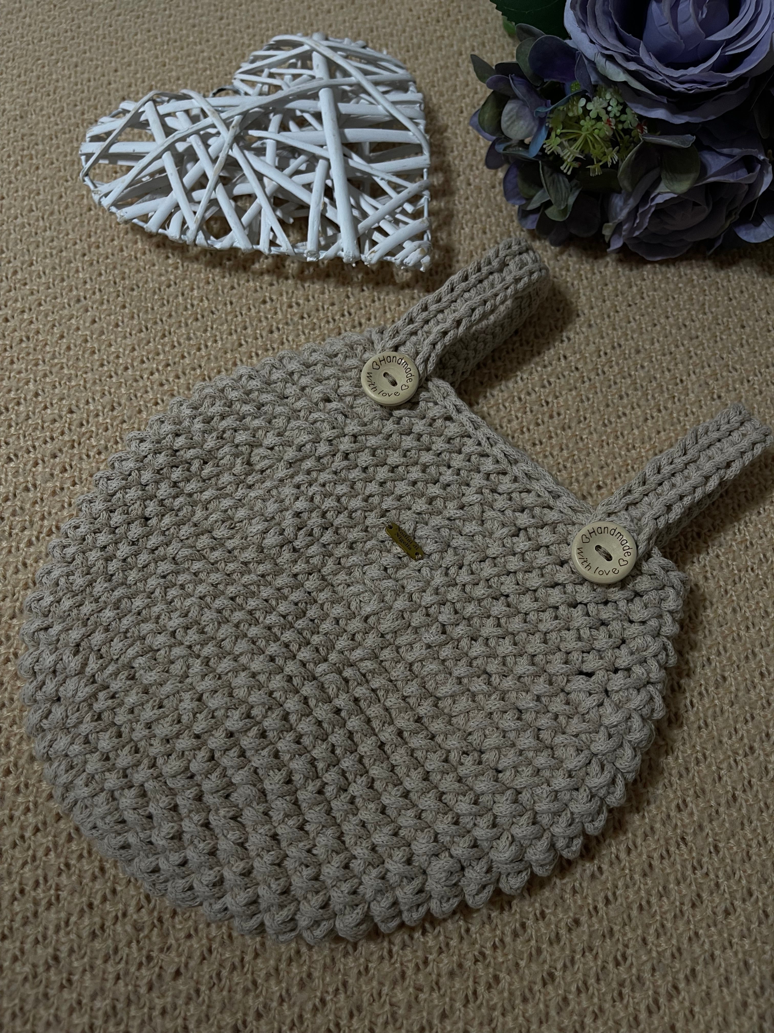 Hanging basket from cradle