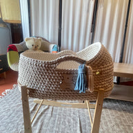 Baby Mosè Basket - Culle realizzate  all'uncinetto