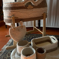 Baby Mosè Basket - Handmade Crochet Cradles