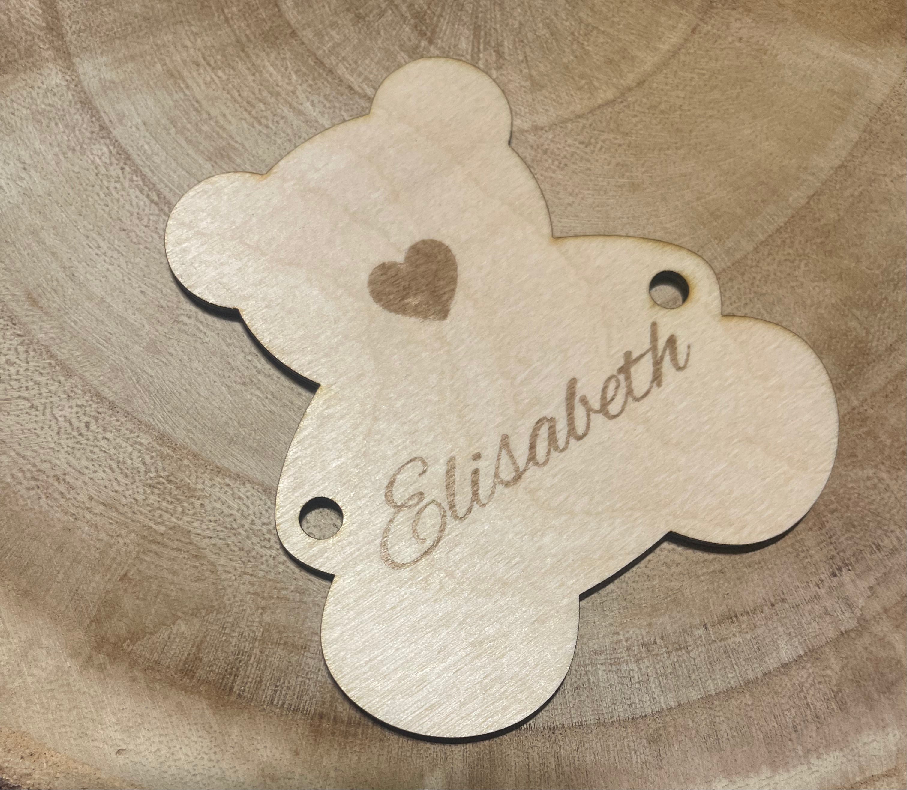 Targhette in legno personalizzate