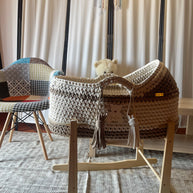 Baby Mosè Basket - Handmade Crochet Cradles