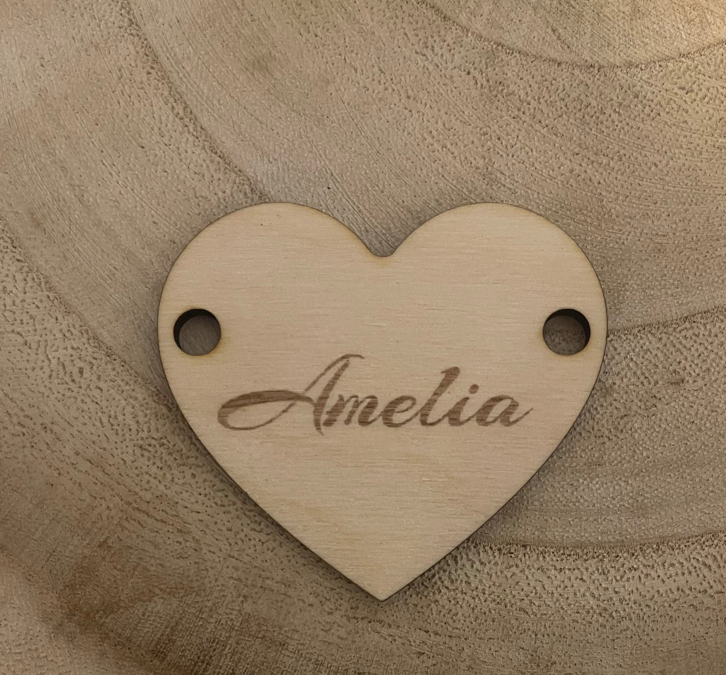 Targhette in legno personalizzate