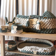 Baby Mosè Basket - Handmade Crochet Cradles