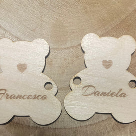 Targhette in legno personalizzate