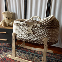Baby Mosè Basket - Culle artigianali all'uncinetto
