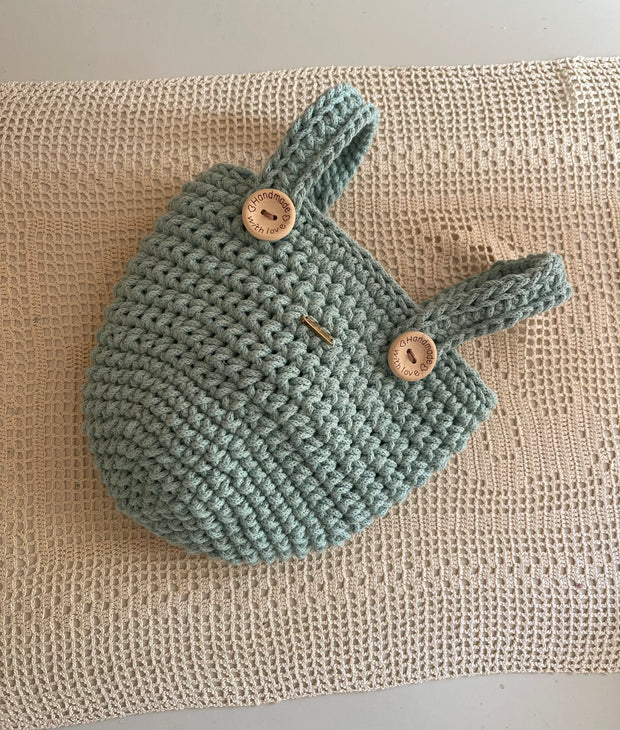 Hanging basket from cradle