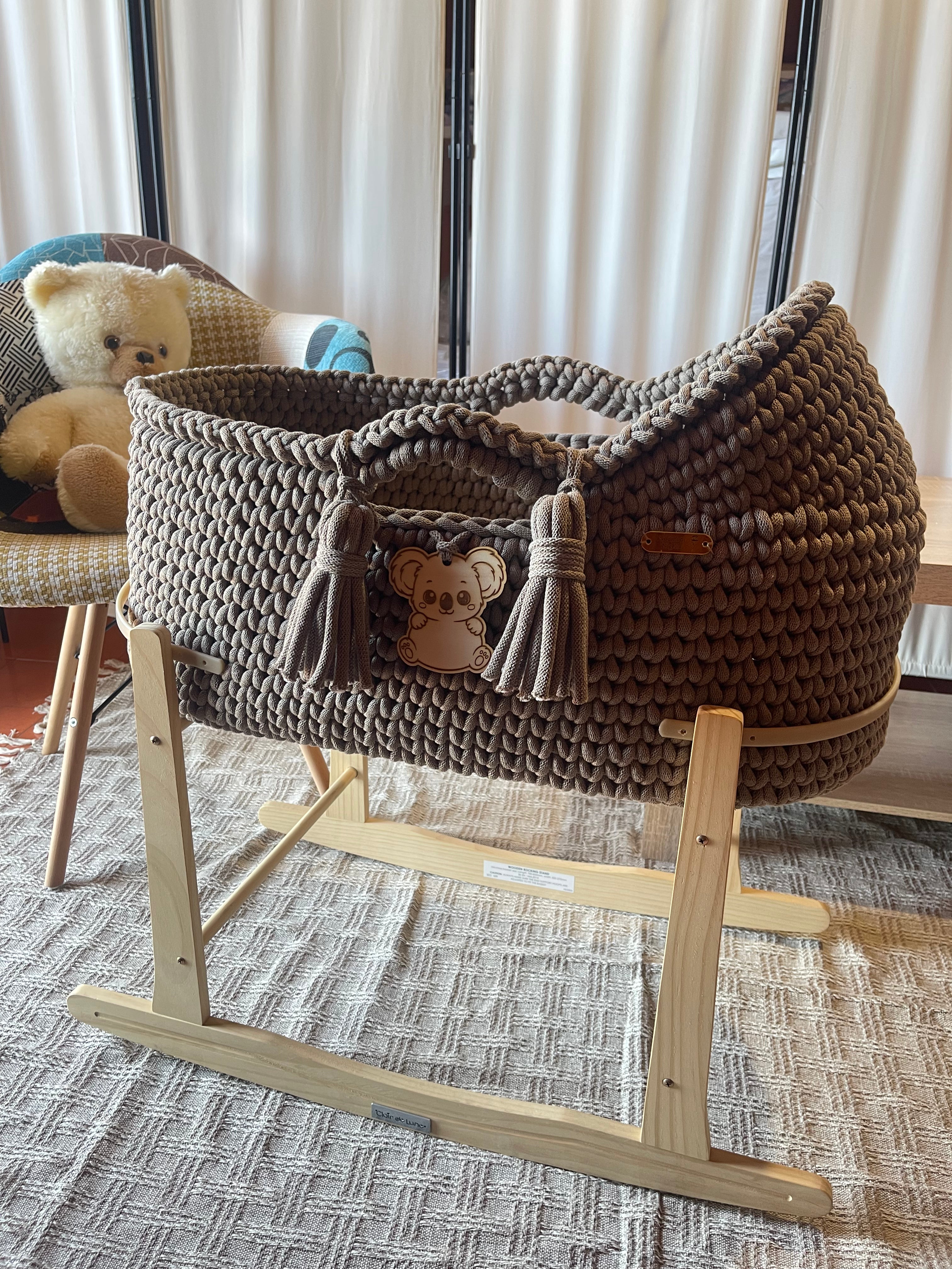Baby Mosè Basket - Culle realizzate  all'uncinetto