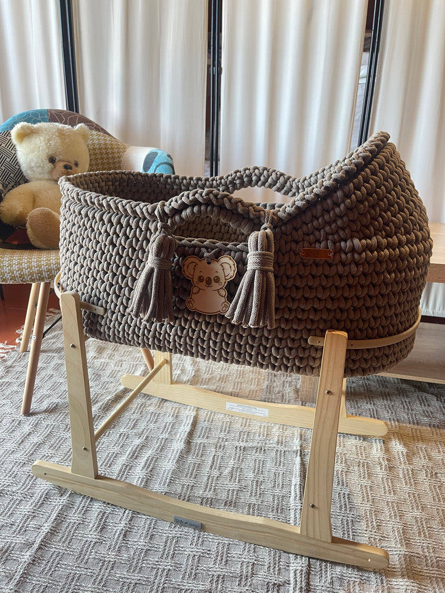 Baby Mosè Basket - Culle realizzate  all'uncinetto