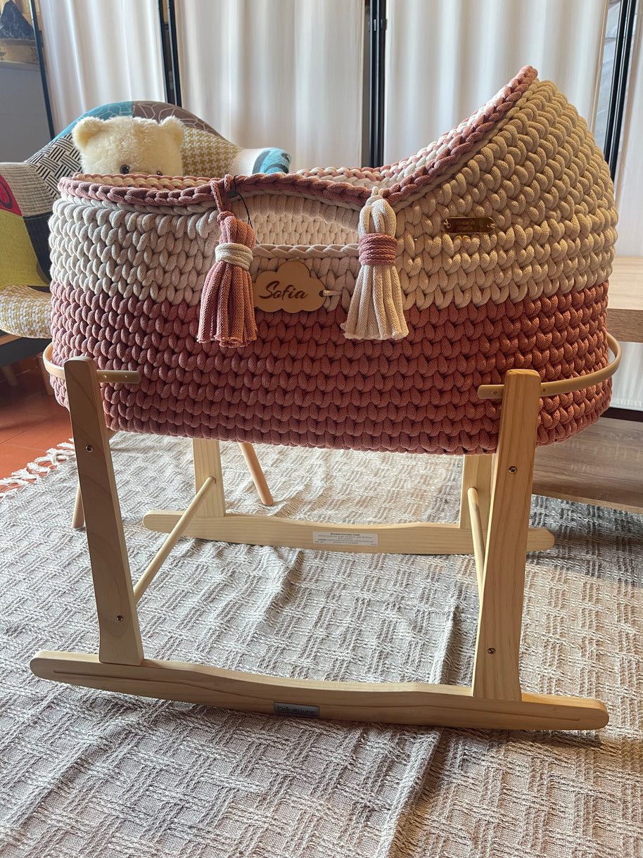 Baby Mosè Basket - Culle realizzate  all'uncinetto