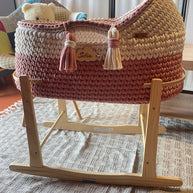 Baby Mosè Basket - Culle realizzate  all'uncinetto