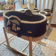Baby Mosè Basket - Culle realizzate  all'uncinetto