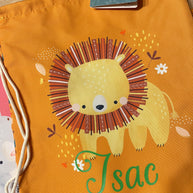 Sacca asilo impermeabile - Chompy il leone