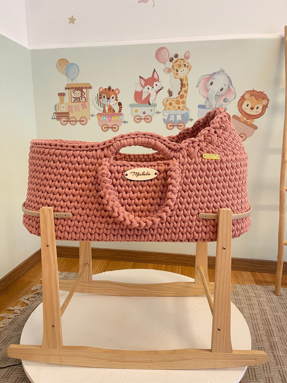 Baby Mosè Basket - Handmade Crochet Cradles