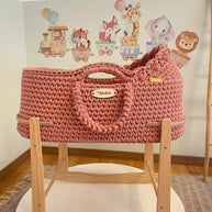 Baby Mosè Basket - Handmade Crochet Cradles
