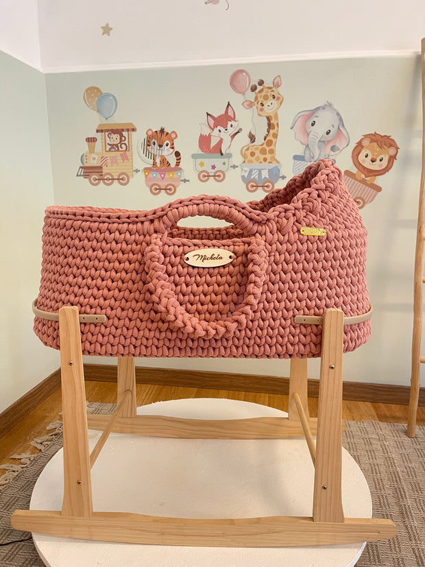 Baby Mosè Basket - Culle realizzate  all'uncinetto