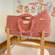 Baby Mosè Basket - Handmade Crochet Cradles