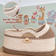 Baby Mosè Basket - Handmade Crochet Cradles