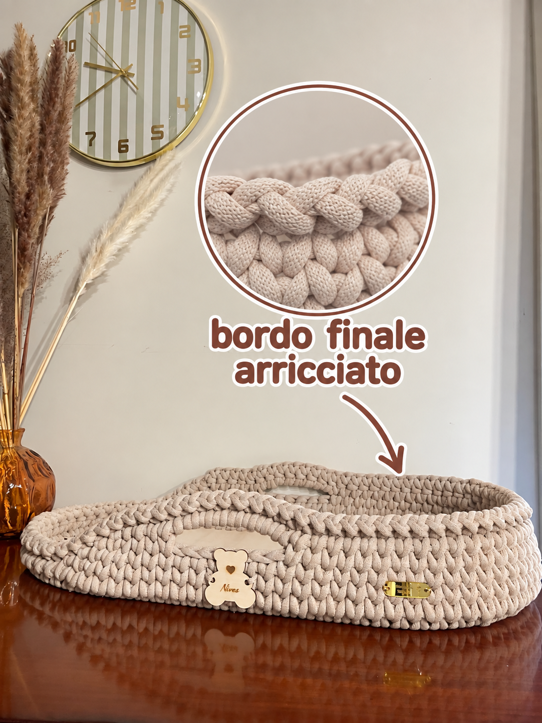 Fasciatoio baby Moses basket