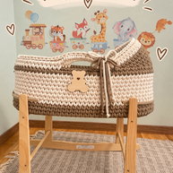 Baby Mosè Basket - Handmade Crochet Cradles