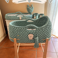 Baby Mosè Basket - Handmade Crochet Cradles