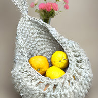 Large Teardrop hanging basket in Juta- Handmade & Eco- friendly