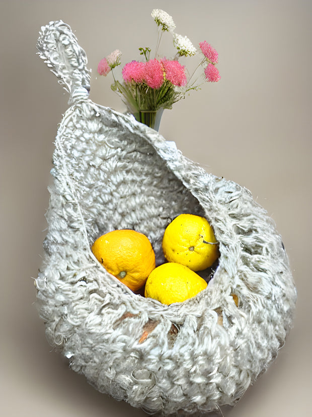 Large Teardrop hanging basket in Juta- Handmade & Eco- friendly