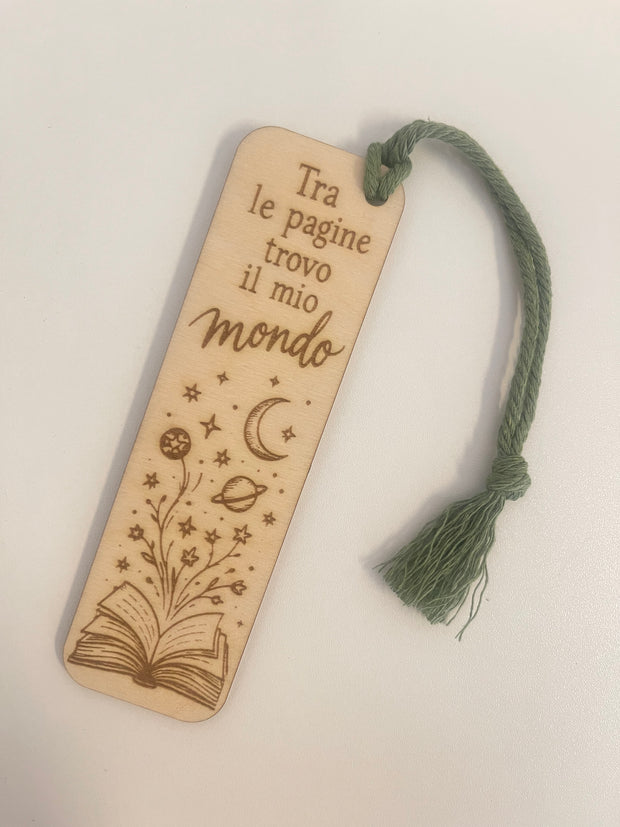 Segnalibri in Legno Incisi – Frasi e Illustrazioni