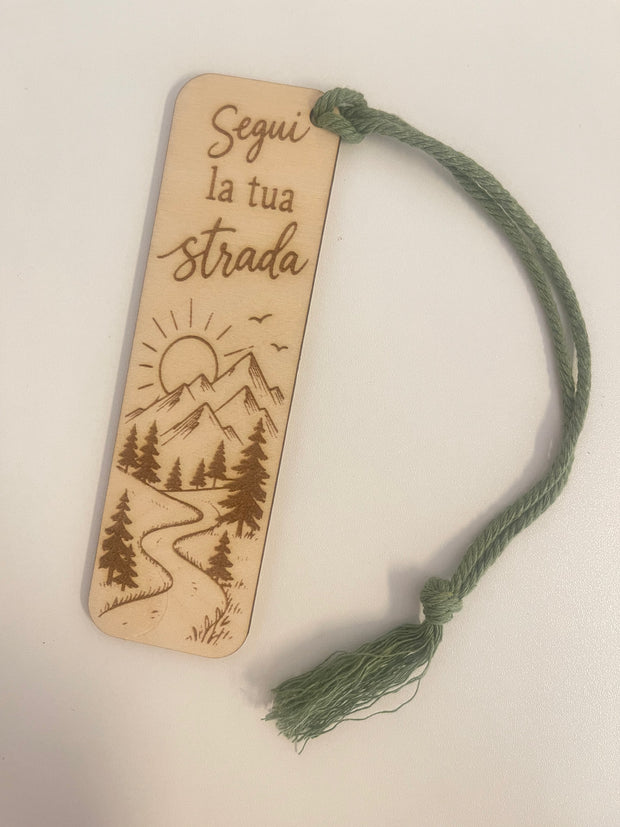 Segnalibri in Legno Incisi – Frasi e Illustrazioni
