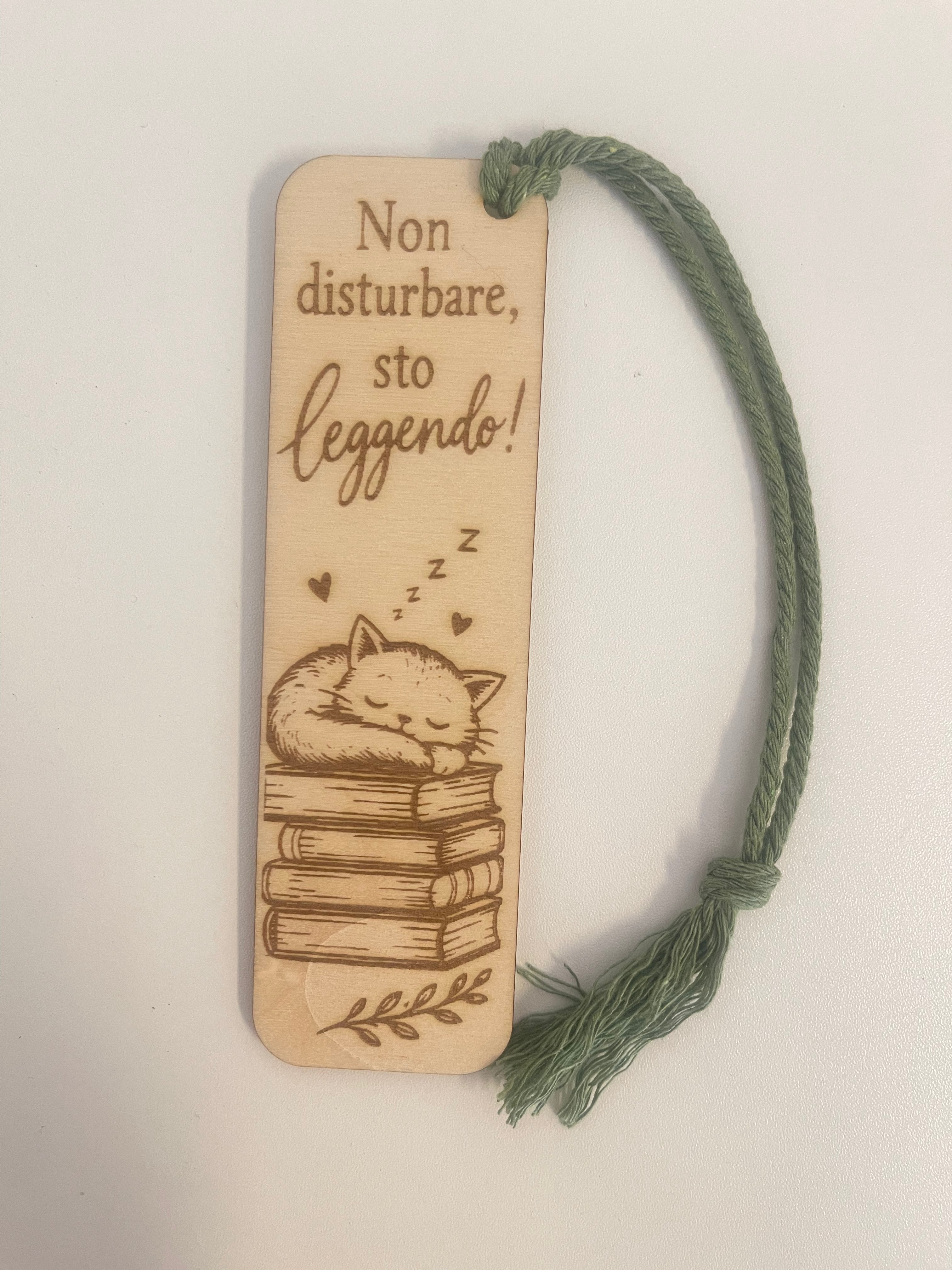 Segnalibri in Legno Incisi – Frasi e Illustrazioni