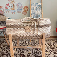 Baby Mosè Basket - Handmade Crochet Cradles