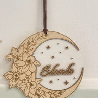 Cerchi decorativi in legno personalizzati con nome