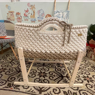 Baby Mosè Basket - Handmade Crochet Cradles