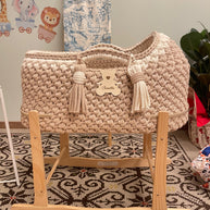 Baby Mosè Basket - Handmade Crochet Cradles